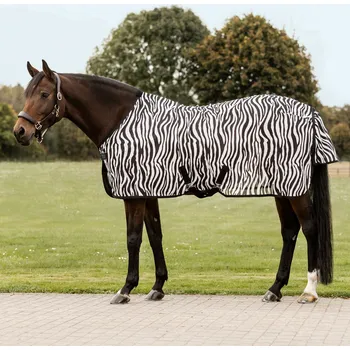 Deka pro koně WALDHAUSEN Deka proti hmyzu Zebra Waldhausen, black/white Délka zad: 105 cm