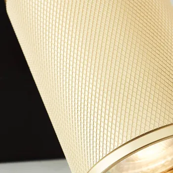 Lampička Brilliant Nástěnná bodovka Marty písková/zlatá/černá 1 zdroj písková, zlatá, černá 1 x 5 W LED - Doprava zdarma