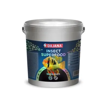 Krmivo pro rybičky Dajana ISF Tropical Pellets, pelety – krmivo, 3 kg – velké balení pro pěstírny (insect superfood)