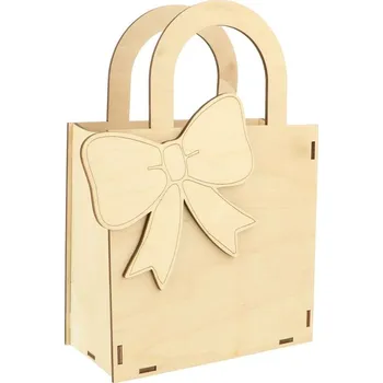 Dárková taška Natana dřevěná dárková taška na ozdobu