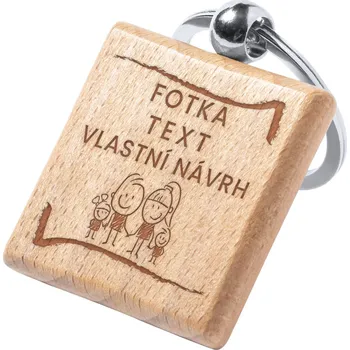 Pelton přívěšek na klíče čtverec