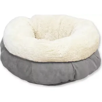 Pelíšek pro kočku AFP Lambswool extra měkký pelíšek z vlny, sv. šedá, 45 cm