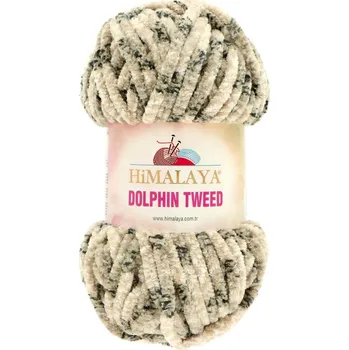 Příze Himalaya Dolphin Tweed 92010 hnědá