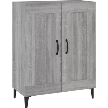 Komoda Elegantní šedá skříňka dub sonoma 69,5x34x90 cm