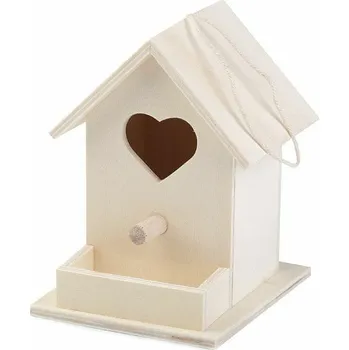 Hnízdní budka Stoklasa Dřevěná ptačí budka 8,5 x 11 x 9 cm 
