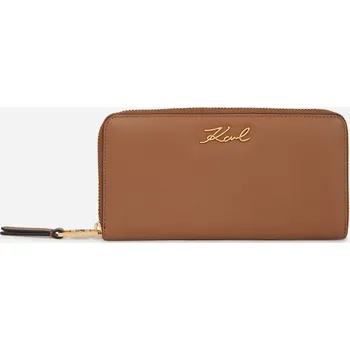 Peněženka PENĚŽENKA KARL LAGERFELD K/SIGNATURE CONTINENTAL WALLET TERRA