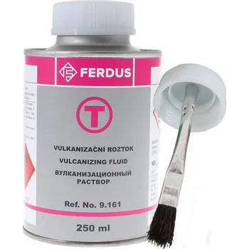 Sada na opravu pneumatiky Vulkanizační roztok T 250 ml + menší štětec