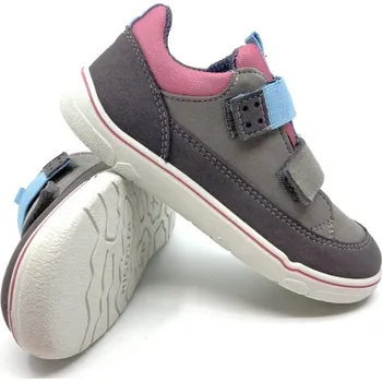 Dívčí polobotky Ricosta Jaco 450 graphit/ hellgrau/ rosa 33, Vnitřní délka boty: 21,8 cm, Vnitřní šířka boty: 7,4 cm