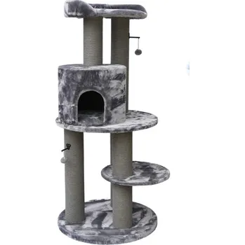 Škrabadlo XXL Gigant Stříbrňáček, 75 x 75 x 165cm, extrémně stabilní s masivními sloupy