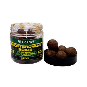 Boilies JetFish Jet Fish Legend Range Boosterované boilie BIOKRILL 24mm 250ml