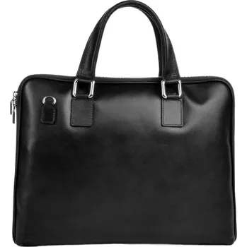 Pánská aktovka Dámská kožená aktovka 3920 černá