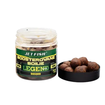 Boilies JetFish Jet Fish Legend Range Boosterované boilie BIOSQUID 20mm 250ml