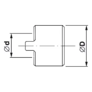 Sada nářadí Unašeč (držák) náhradní pr. 50mm pro držák nástrčných výhrubníků a výstružníků,