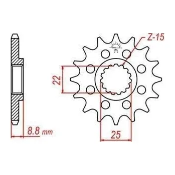 Řetězová sada pro motocykl Řetězové kolečko JT JTF 1901-13SC 13 zubů, 520 Samočistící, Nízká hmotnost KTM SMR 525 2004-2005