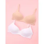 Sinsay - Sada 2 podprsenek push-up - bílá - 717CE-00X - 717CE-00X-80C