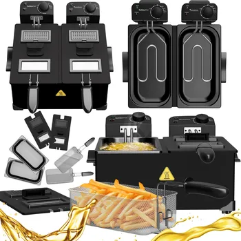 fritéza Tradiční fritéza TurboTronic TT-DF2 Frytkownica olejowa duża 3600 W 3 l