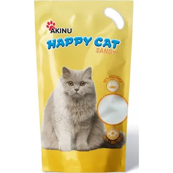 Podestýlka pro kočku Happy cat 7,2 l Sandy jemný Silica gel
