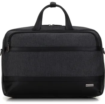Kabelka Pánská taška na notebook 15,6” s lemem z umělé kůže | WITTCHEN | 98-3P-501-1
