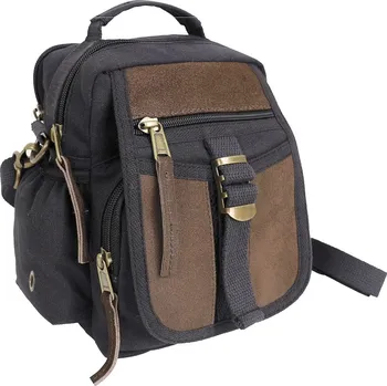Sportovní taška ROTHCO® Taška ROTHCO® VINTAGE TRAVEL BAG černá&hnědá kůže