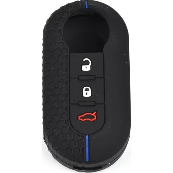 Autoklíč Carvin Obal na klíč silikon Fiat, Lancia, Iveco, Citroen, Peugeot - modrá