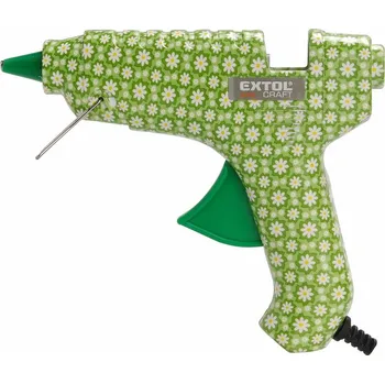 Tavná pistole Extol Craft 422100 Pistole tavná lepící, květinová, průměr 11mm, 40W