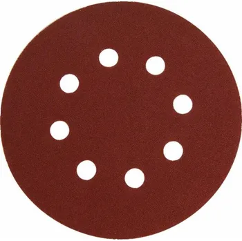 Brusný papír EXTOL 8803568 Papíry brusné výsek, suchý zip, bal. 10ks, 125mm, P240