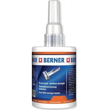 Průmyslové lepidlo Berner Jištění šroubů střední pevnost 60 g