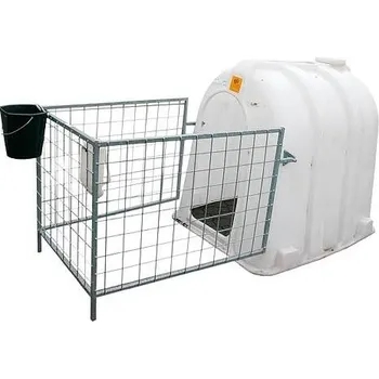 CH 100 Bouda pro telata malá bílá 150x112x135 cm