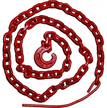 Řetěz Řetězový úvazek červený G80 8mm/ 3m