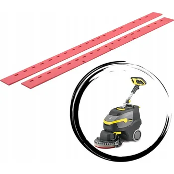 Podlahový mycí stroj STĚRKY SACÍ LIŠTY PRO PODLAHOVÝ MYCÍ STROJ KARCHER BD 38/12 C - KOMPLET PŘÍRODNÍ GUMA