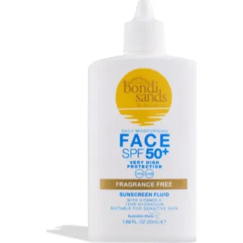 Přípravek na opalování Bondi Sands - SPF 50+ Fragrance Free Face Fluid Opalovací krémy 50 ml unisex