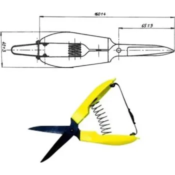 Sada nářadí Rostex 65240513 - Nůžky řemeslnické 160mm, typ 2405