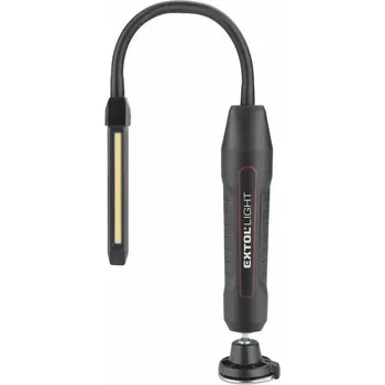 Pracovní světlo EXTOL 43146 Světlo pracovní, ohebné, 500lm, USB nabíjení, 500lm COB + 140lm LED