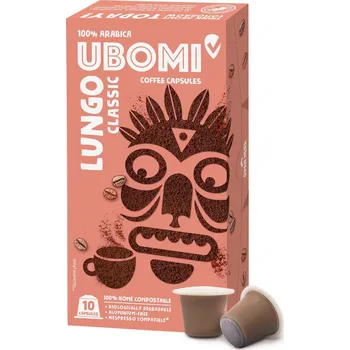 Ubomi Lungo Classic 100% Arabica RFA kávové kapsle