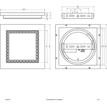 EVN ALQ LED panel bílý 12W 25x25cm 4000K bílá LED 12 W celkem - Doprava zdarma