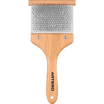 Péče o srst a drápky ARTERO BEAST Bamb. Flexi kartáč oboustranný tvrdý L "Nature Collection"