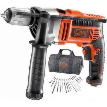 Vrtačka BLACK & DECKER KR705S32 Vrtačka příklepová 750W s příslušenstvím