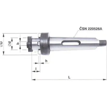 Sada nářadí 242461-4-32 Pouzdro upínací na frézy pr. 32mm na kužel MORSE 4