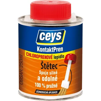 Průmyslové lepidlo CEYS 42503417 Lepidlo KontaktPren se štětcem 250ml