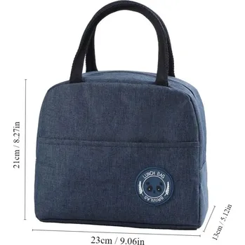 Termobox Termotaška na jídlo s hliníkovou fólií | box na jídlo - Modrá