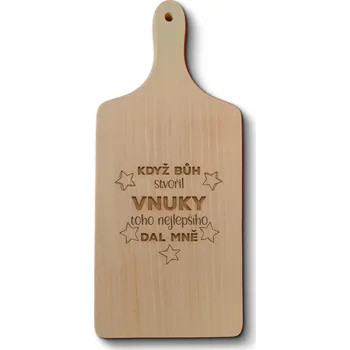 Kuchyňské prkénko Prkénko - Když bůh stvořil vnuky