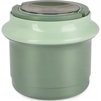 Svačinový box Nádoba na oběd DOMMY 1150 ml + 350 ml, světle zelená (seledinová)