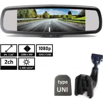 Couvací kamera Barevný monitor k couvací, parkovací kameře 7" AHD, TFT MIRROR7 AHD