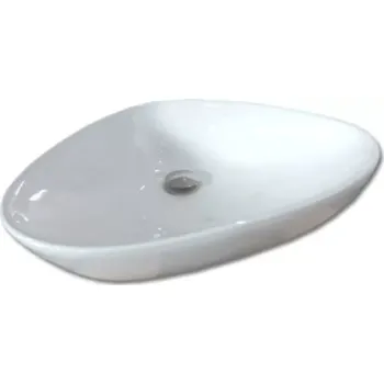Maxwhite 8093A PADOVA Umyvadlo keramické trojúhelníkové na desku 67x 44x15cm