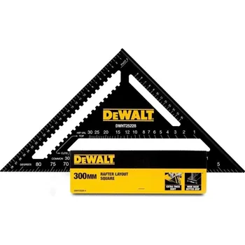 Měřicí přístroj DEWALT DWHT25228-0 Úhelník pro tesaře 300mm
