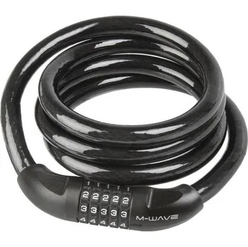 Zámek na kolo M-Wave 20X1800 KÓD zámek spirála + DÁREK