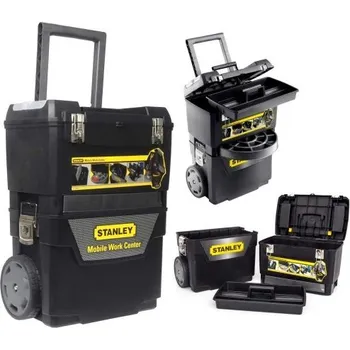 Stanley 1-93-968 Pojízdný montážní box s kov. petlicemi
