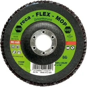 Brusný kotouč Reca 012512000 Kotouč lamelový brusný zirkonový vydutý průměr 125 mm zrno 1