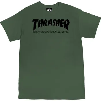 Pánské tričko Triko Thrasher Skate Mag Army Green XL