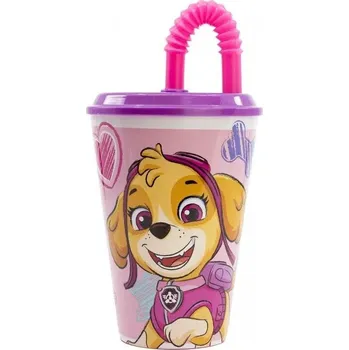 Termoobal na láhev Disney Kelímek s brčkem 430 ml - Paw Patrol